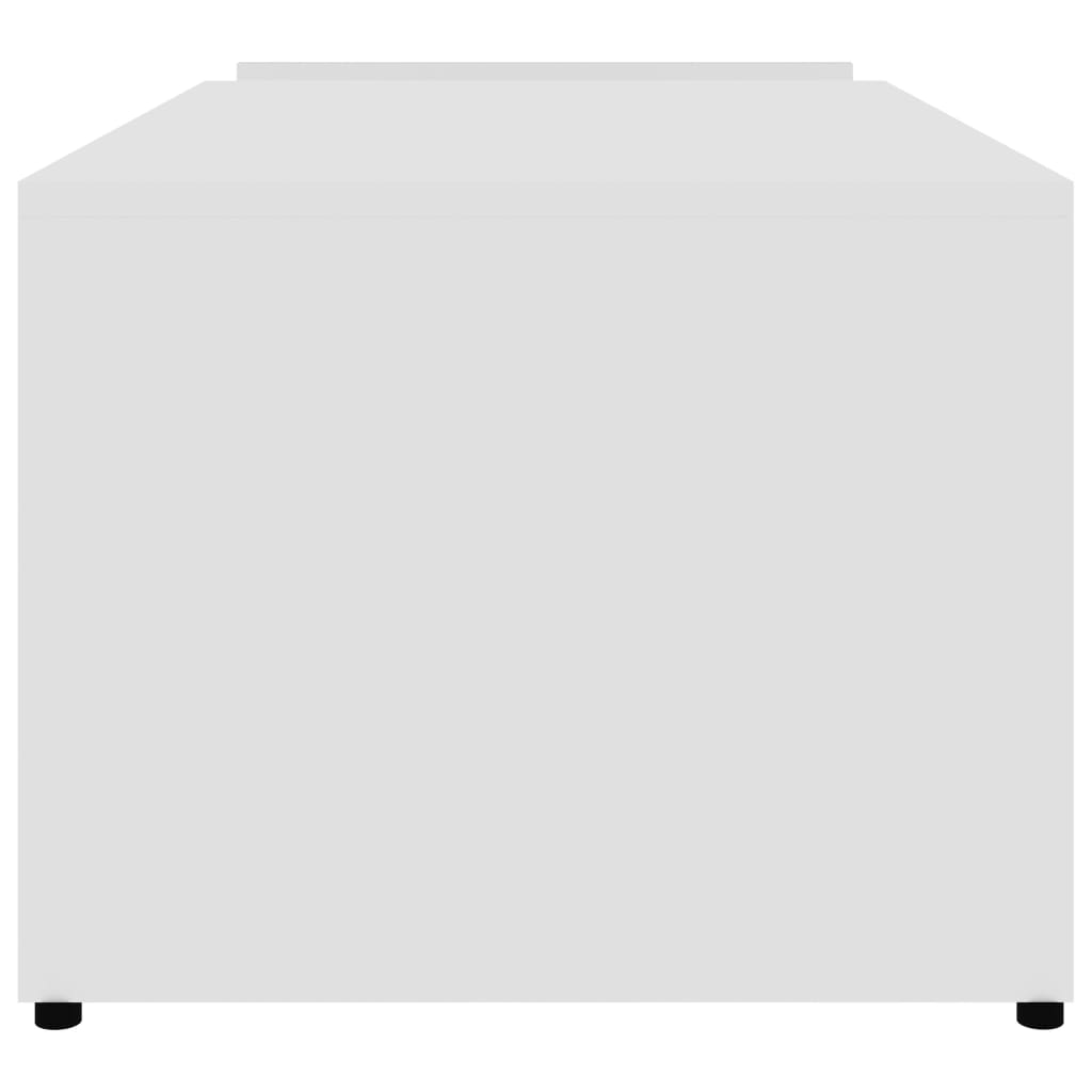 Coffee Table White 90x45x35 cm Chipboard