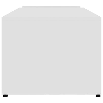 Coffee Table White 90x45x35 cm Chipboard