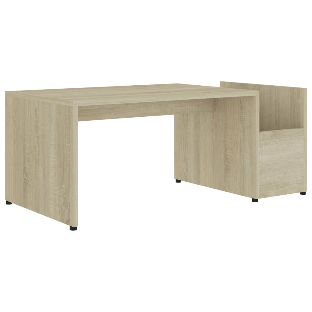 Coffee Table Sonoma Oak 90x45x35 cm Chipboard