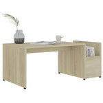 Coffee Table Sonoma Oak 90x45x35 cm Chipboard