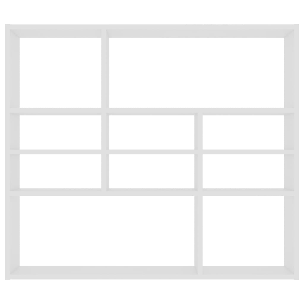 Wall Shelf White Chipboard