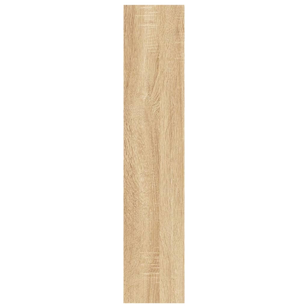 Wall Shelf Sonoma Oak 90x16x78 cm Chipboard