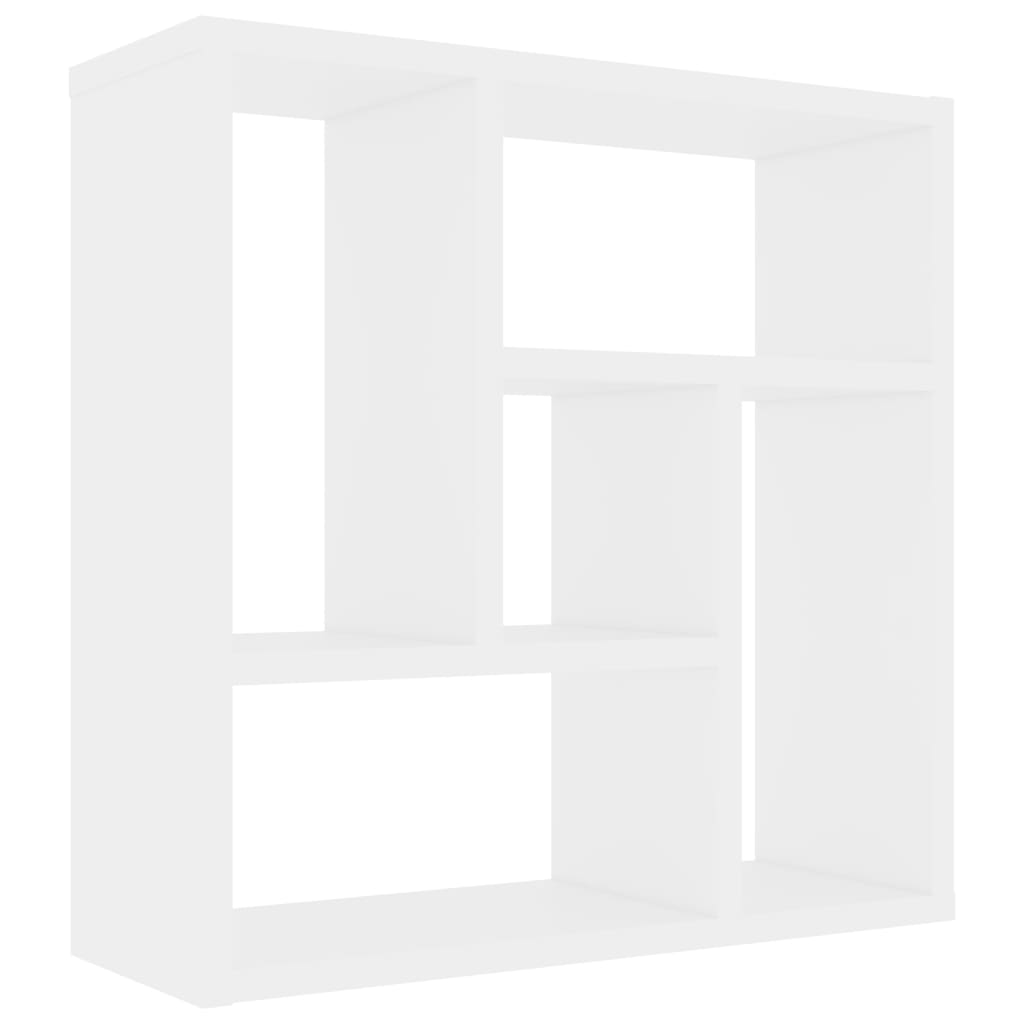 Wall Shelf White Engineered Wood