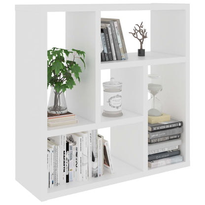 Wall Shelf White 45.1x16x45.1 cm Chipboard