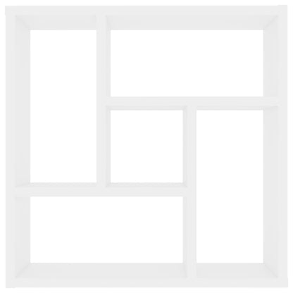 Wall Shelf White 45.1x16x45.1 cm Chipboard