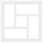 Wall Shelf White 45.1x16x45.1 cm Chipboard