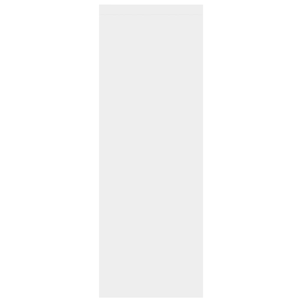 Wall Shelf White 45.1x16x45.1 cm Chipboard