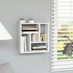 Wall Shelf White 45.1x16x45.1 cm Chipboard