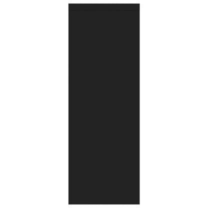 Wall Shelf Black 45.1x16x45.1 cm Chipboard