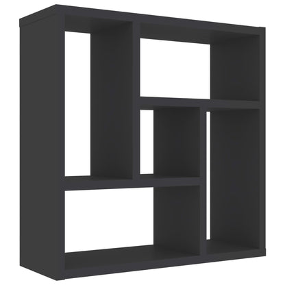 Wall Shelf Grey 45.1x16x45.1 cm Chipboard