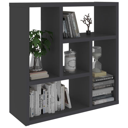 Wall Shelf Grey 45.1x16x45.1 cm Chipboard