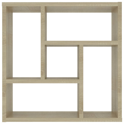 Wall Shelf Sonoma Oak 45.1x16x45.1 cm Chipboard