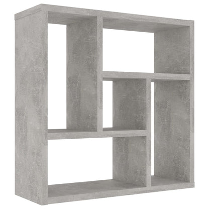 Wall Shelf Concrete Grey 45.1x16x45.1 cm Chipboard