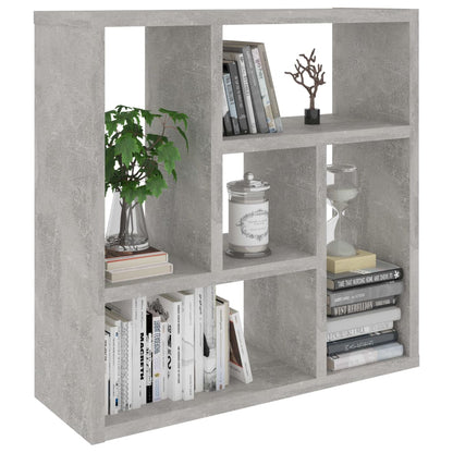Wall Shelf Concrete Grey 45.1x16x45.1 cm Chipboard