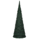 Pop-up String Artificial Christmas Tree with LED Green 180 cm