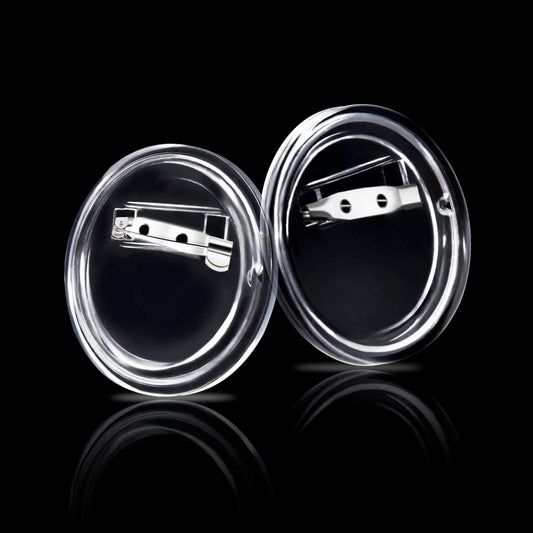Button Badge Kit 44mm Acrylic 100 Sets | HomeAndLiving