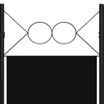 3-Panel Room Divider - Black