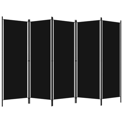 5-Panel Room Divider - 250×180cm