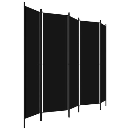 5-Panel Room Divider - 250×180cm
