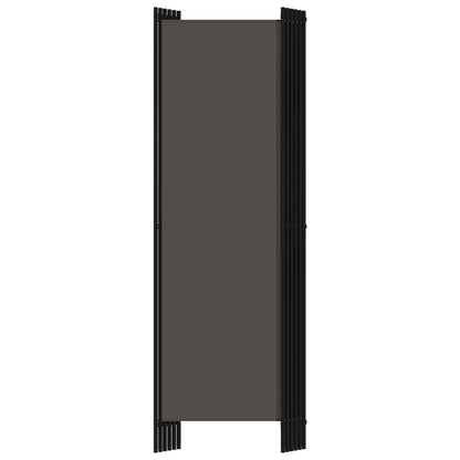 6-Panel Room Divider Anthracite - 300×180cm