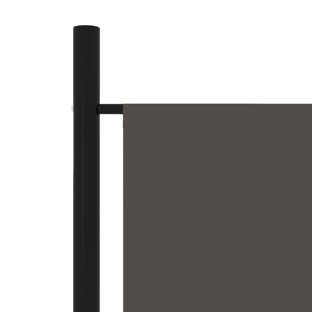 6-Panel Room Divider Anthracite - 300×180cm