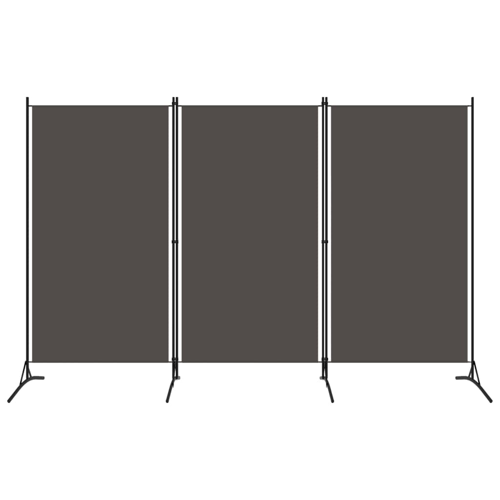 Room Divider Anthracite (3-Panel)