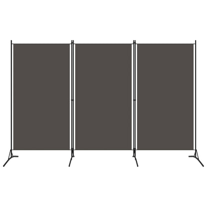 Room Divider Anthracite (3-Panel)