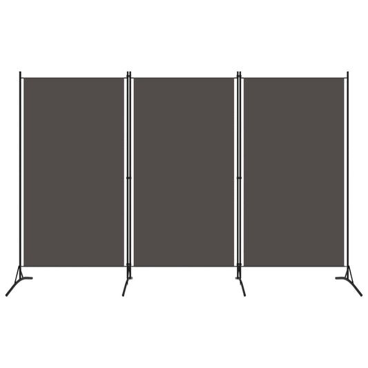 Room Divider Anthracite (3-Panel)