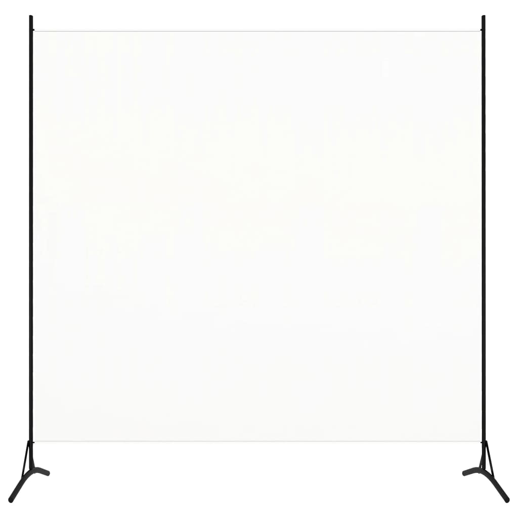 1-Panel Room Divider Cream White