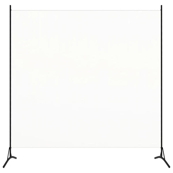  1-Panel Room Divider Cream White