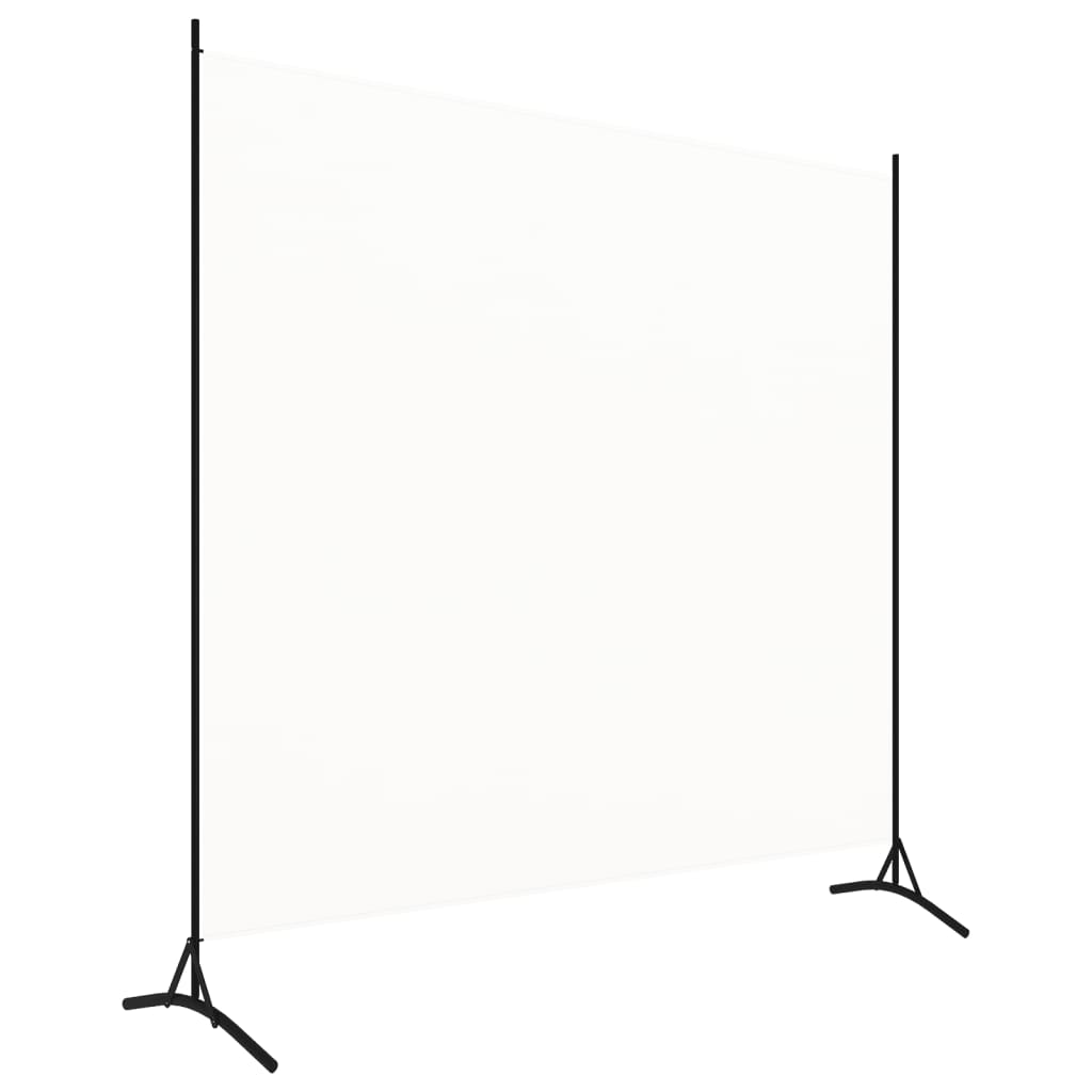1-Panel Room Divider Cream White
