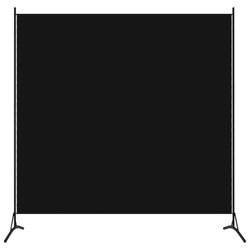 Room Divider Black Fabric
