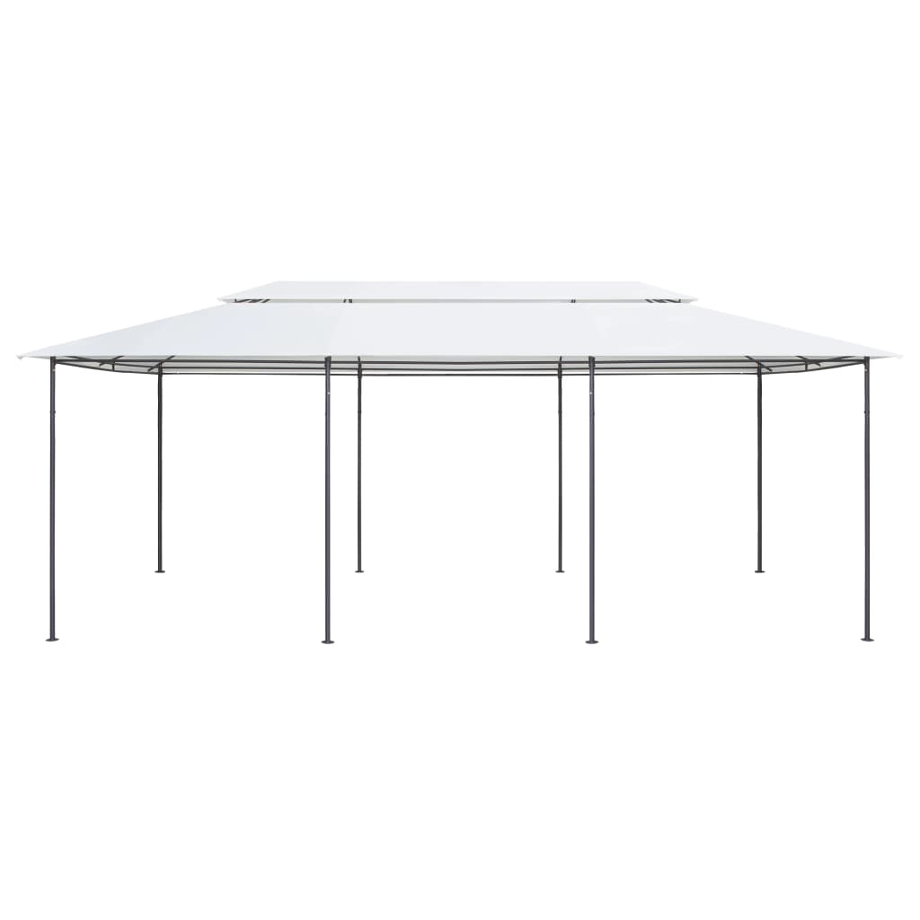 Gazebo 600x298x270 cm White 180g/mÂ²