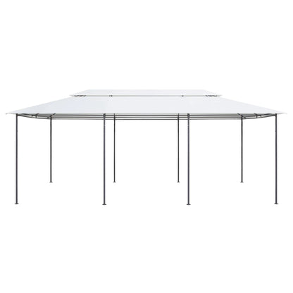 Gazebo 600x298x270 cm White 180g/mÂ²