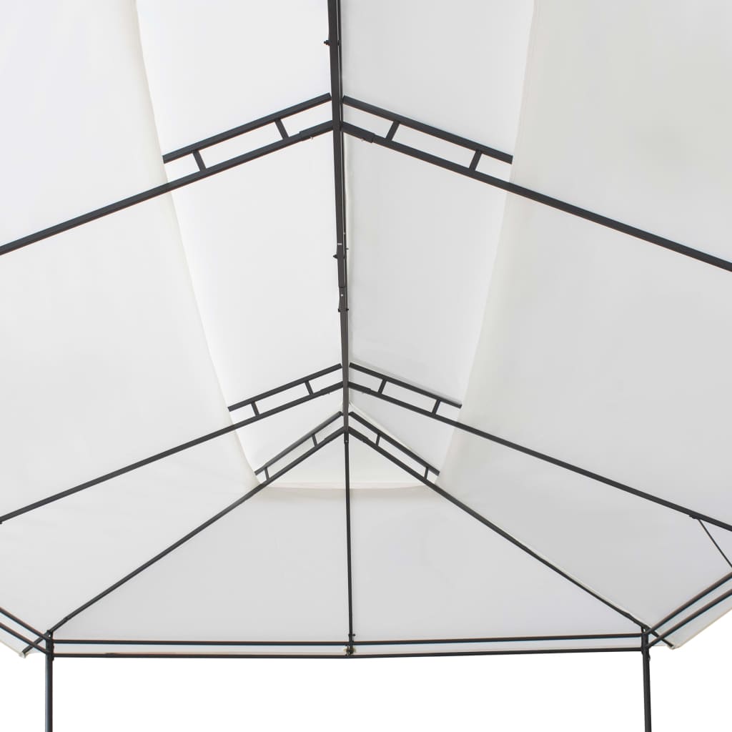 Gazebo 600x298x270 cm White 180g/mÂ²
