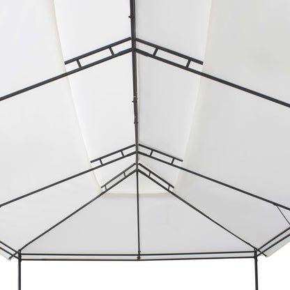 Gazebo 600x298x270 cm White 180g/mÂ²