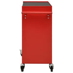 Tool Trolley with 4 Drawers Red