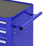 Tool Trolley with 4 Drawers Blue