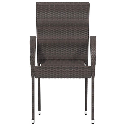 Comfortable Stackable Outdoor Chairs 4 pcs Relaxing Seating Boho 
