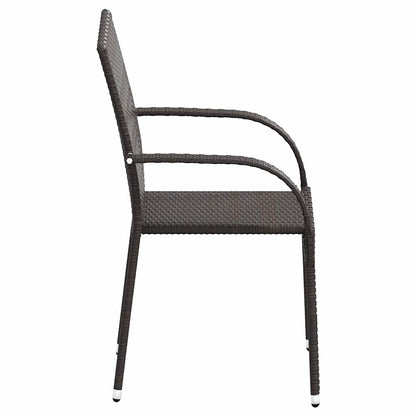 Comfortable Stackable Outdoor Chairs 4 pcs Relaxing Seating Boho 