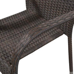 Comfortable Stackable Outdoor Chairs 4 pcs Relaxing Seating Boho