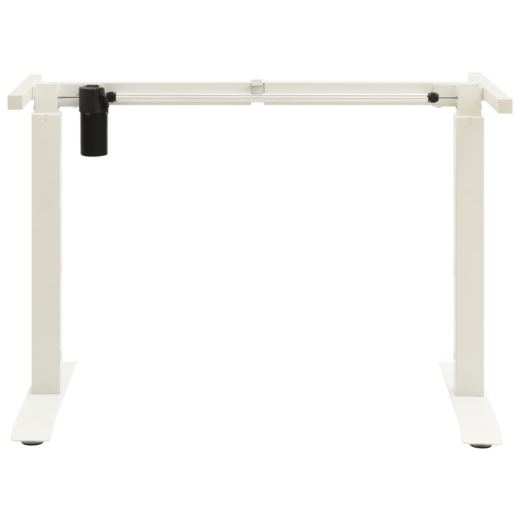 Height Adjustable Electric Motorised Standing Desk Frame White