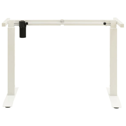 Height Adjustable Electric Motorised Standing Desk Frame White
