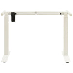 Height Adjustable Electric Motorised Standing Desk Frame White