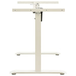 Height Adjustable Electric Motorised Standing Desk Frame White