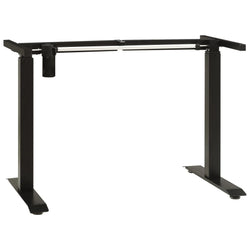 Black Electric Motorised Standing Desk Frame Height Adjustable