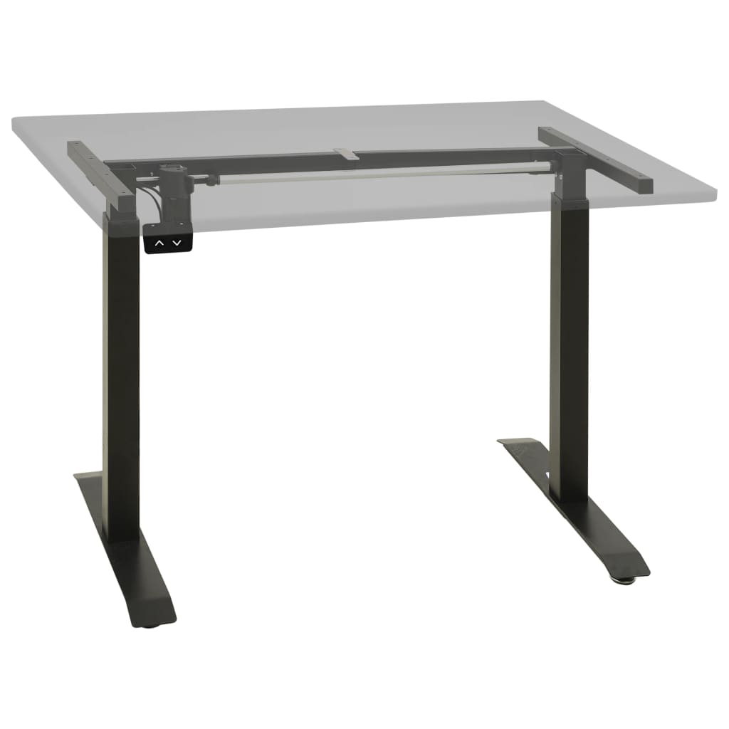 Black Electric Motorised Standing Desk Frame Height Adjustable