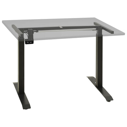 Black Electric Motorised Standing Desk Frame Height Adjustable