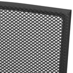 Outdoor Mesh Chairs Set of 4 Stackable Steel | HomeAndLiving