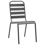 Premium Outdoor Chairs 4 pcs Slatted Lounge Area Essentials